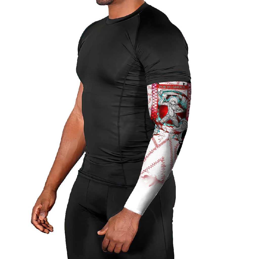 Juuzou Suzuya Tokyo Ghoul Arm Sleeves Grunge Anime Style with Roman Numeral Motif