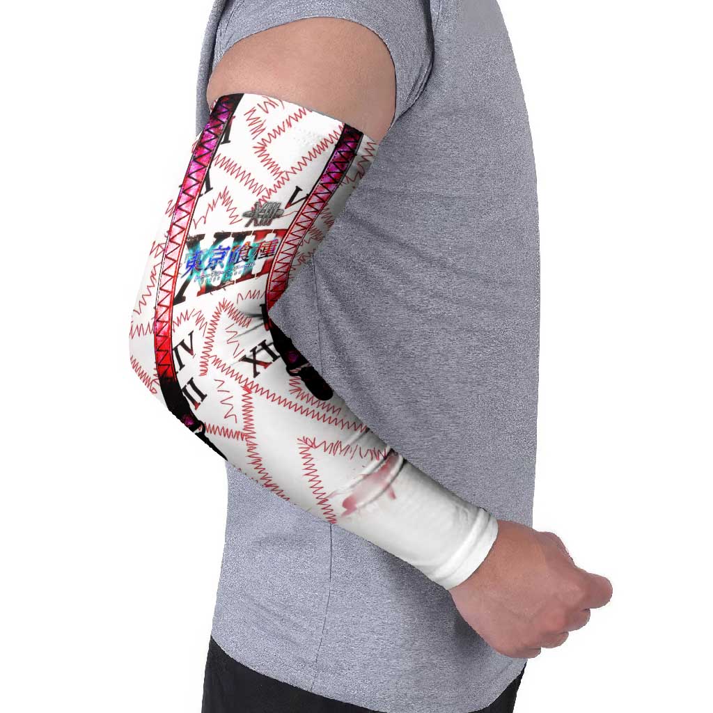 Juuzou Suzuya Tokyo Ghoul Arm Sleeves Grunge Anime Style with Roman Numeral Motif