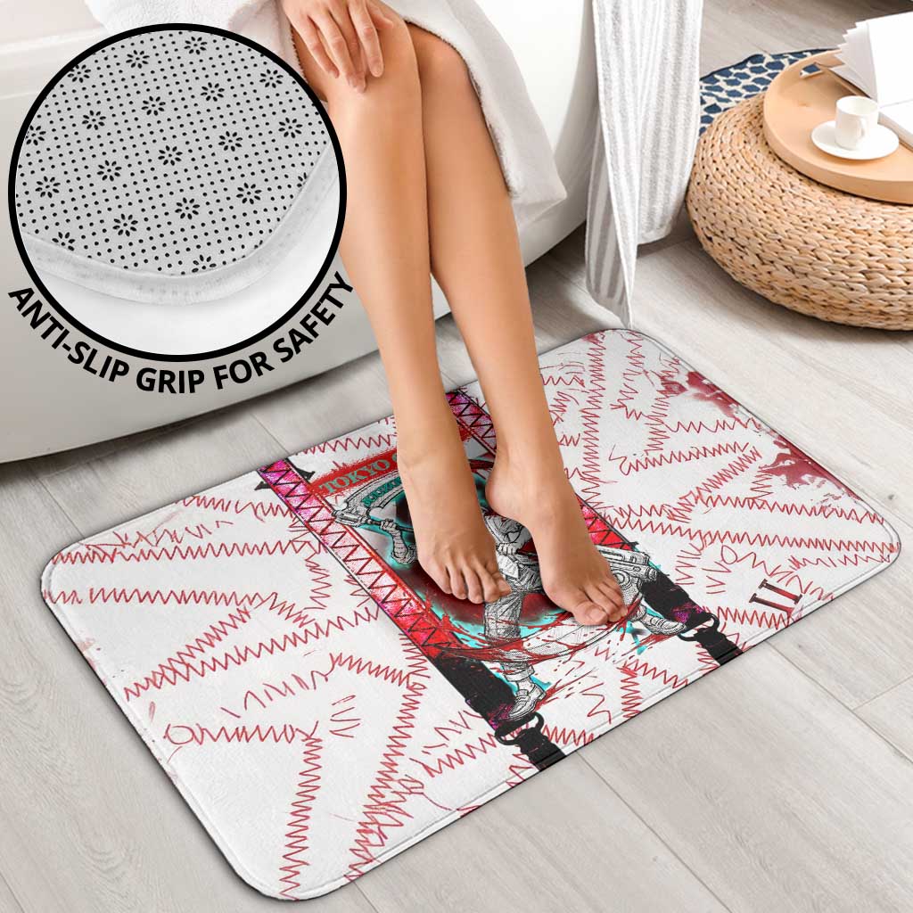 Juuzou Suzuya Tokyo Ghoul Bathroom Set Grunge Anime Style with Roman Numeral Motif