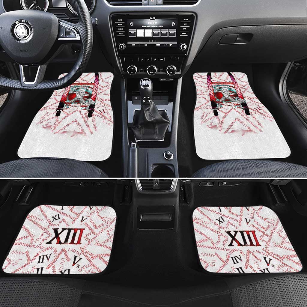 Juuzou Suzuya Tokyo Ghoul Car Mats Grunge Anime Style with Roman Numeral Motif