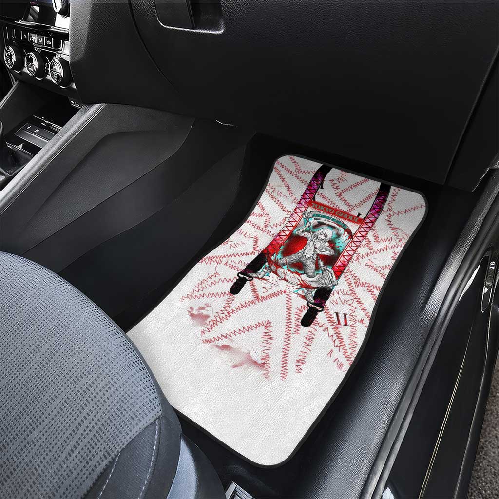Juuzou Suzuya Tokyo Ghoul Car Mats Grunge Anime Style with Roman Numeral Motif