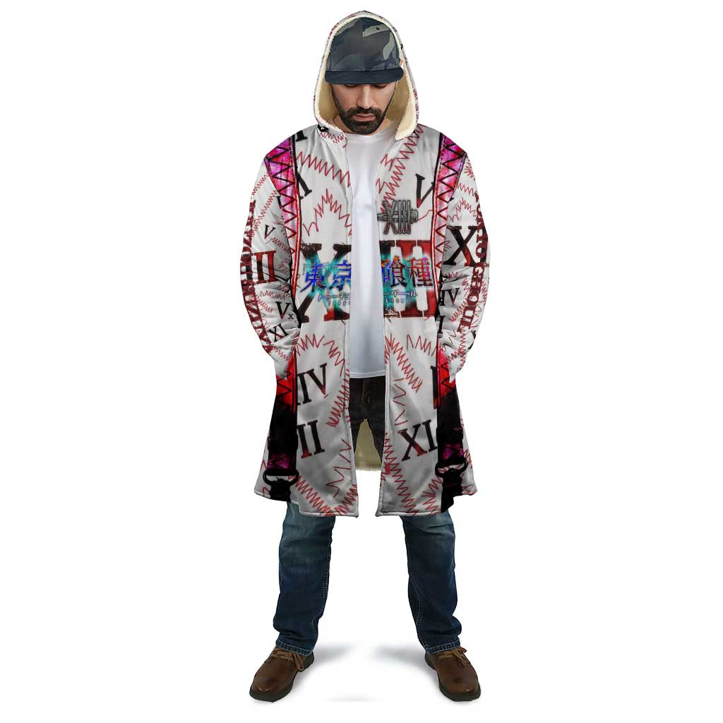 Juuzou Suzuya Tokyo Ghoul Cloak Grunge Anime Style with Roman Numeral Motif