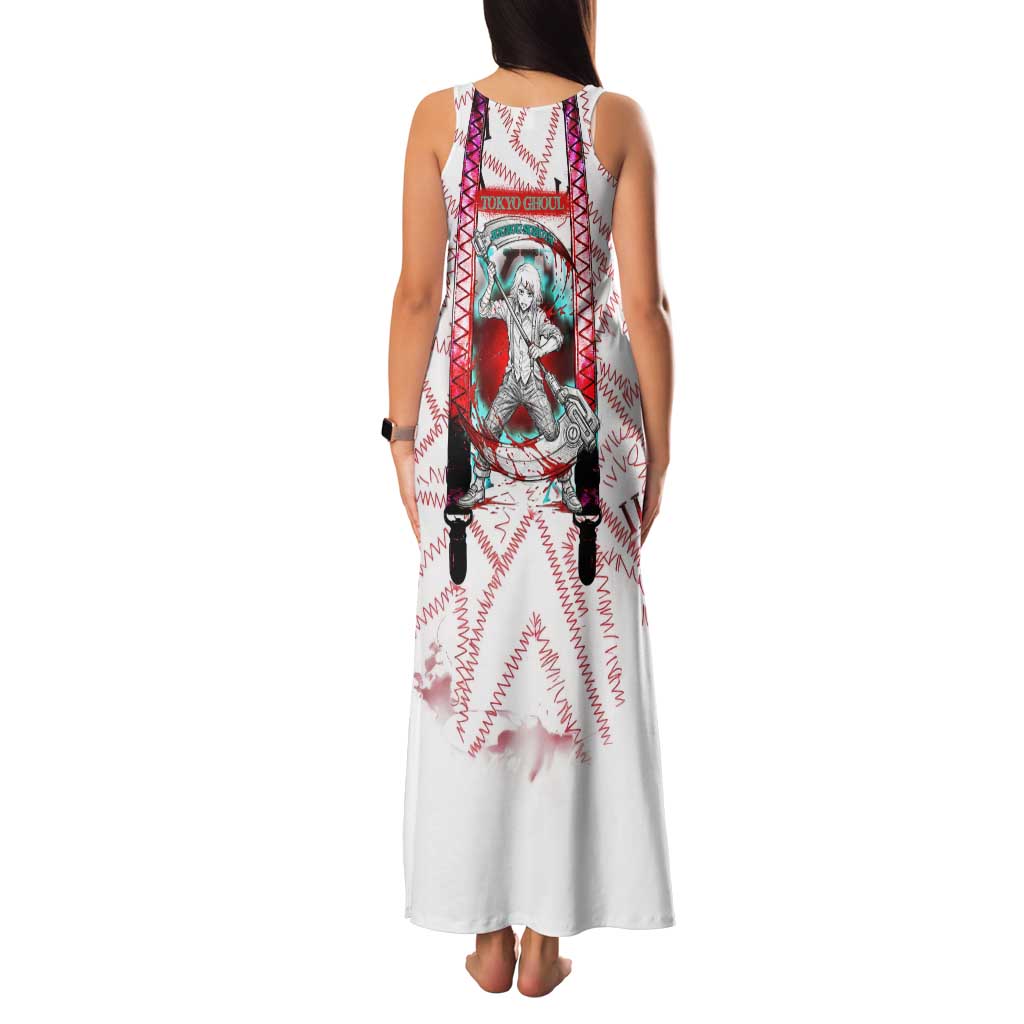 Juuzou Suzuya Tokyo Ghoul Family Matching Tank Maxi Dress and Hawaiian Shirt Grunge Anime Style with Roman Numeral Motif