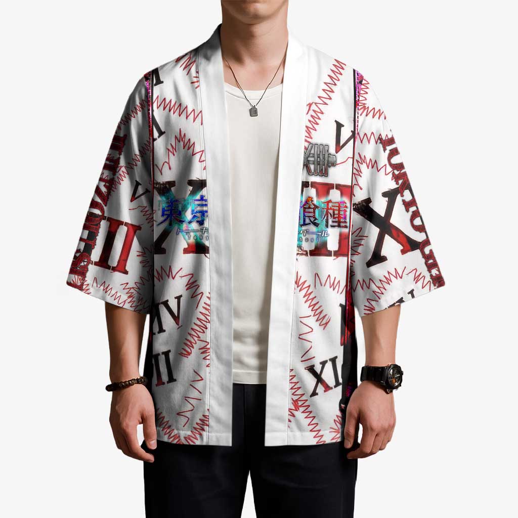 Juuzou Suzuya Tokyo Ghoul Kimono Grunge Anime Style with Roman Numeral Motif