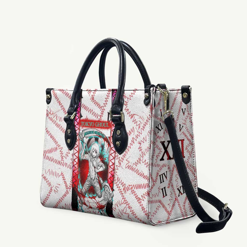 Juuzou Suzuya Tokyo Ghoul Leather Bag Grunge Anime Style with Roman Numeral Motif