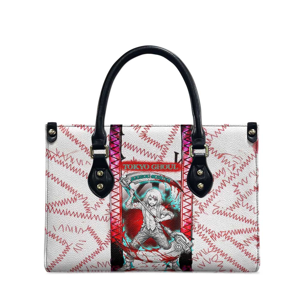 Juuzou Suzuya Tokyo Ghoul Leather Bag Grunge Anime Style with Roman Numeral Motif
