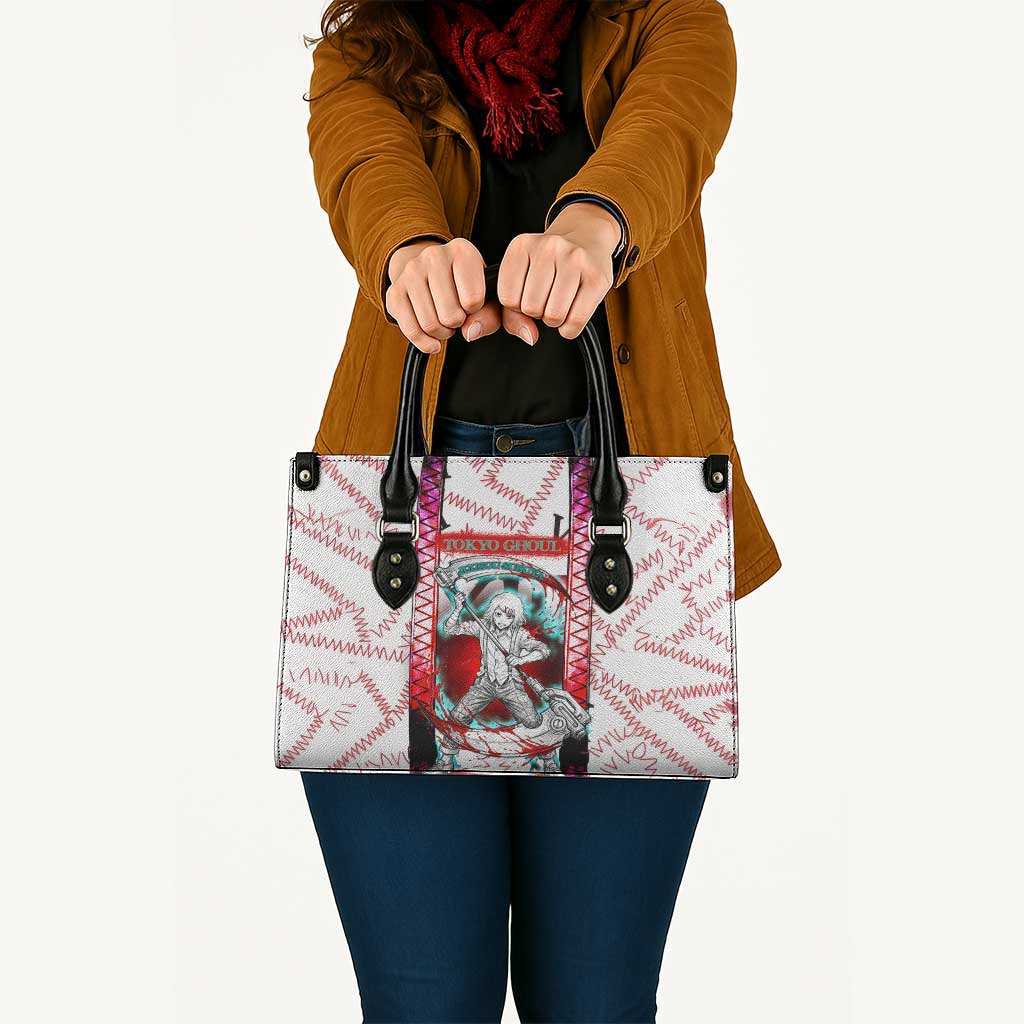 Juuzou Suzuya Tokyo Ghoul Leather Bag Grunge Anime Style with Roman Numeral Motif