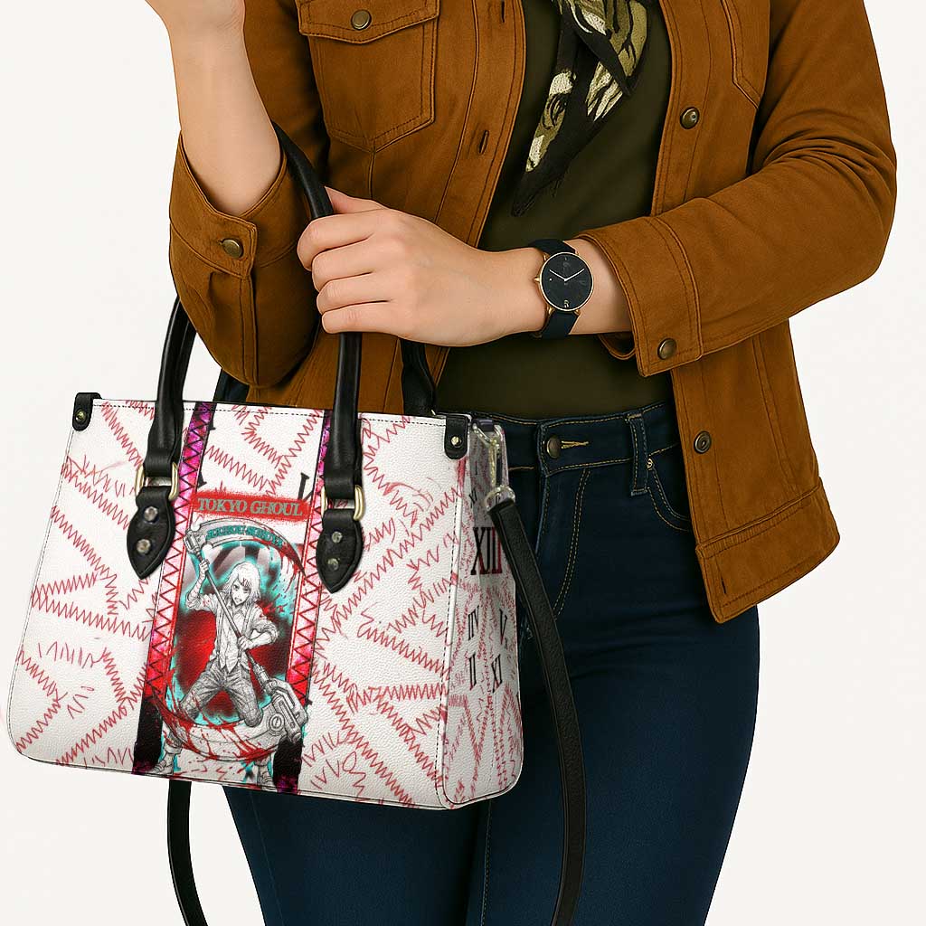 Juuzou Suzuya Tokyo Ghoul Leather Bag Grunge Anime Style with Roman Numeral Motif
