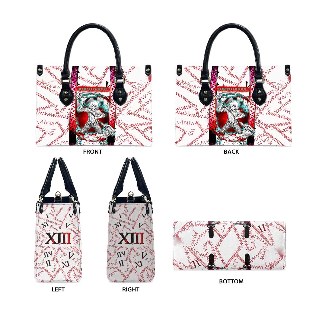 Juuzou Suzuya Tokyo Ghoul Leather Bag Grunge Anime Style with Roman Numeral Motif