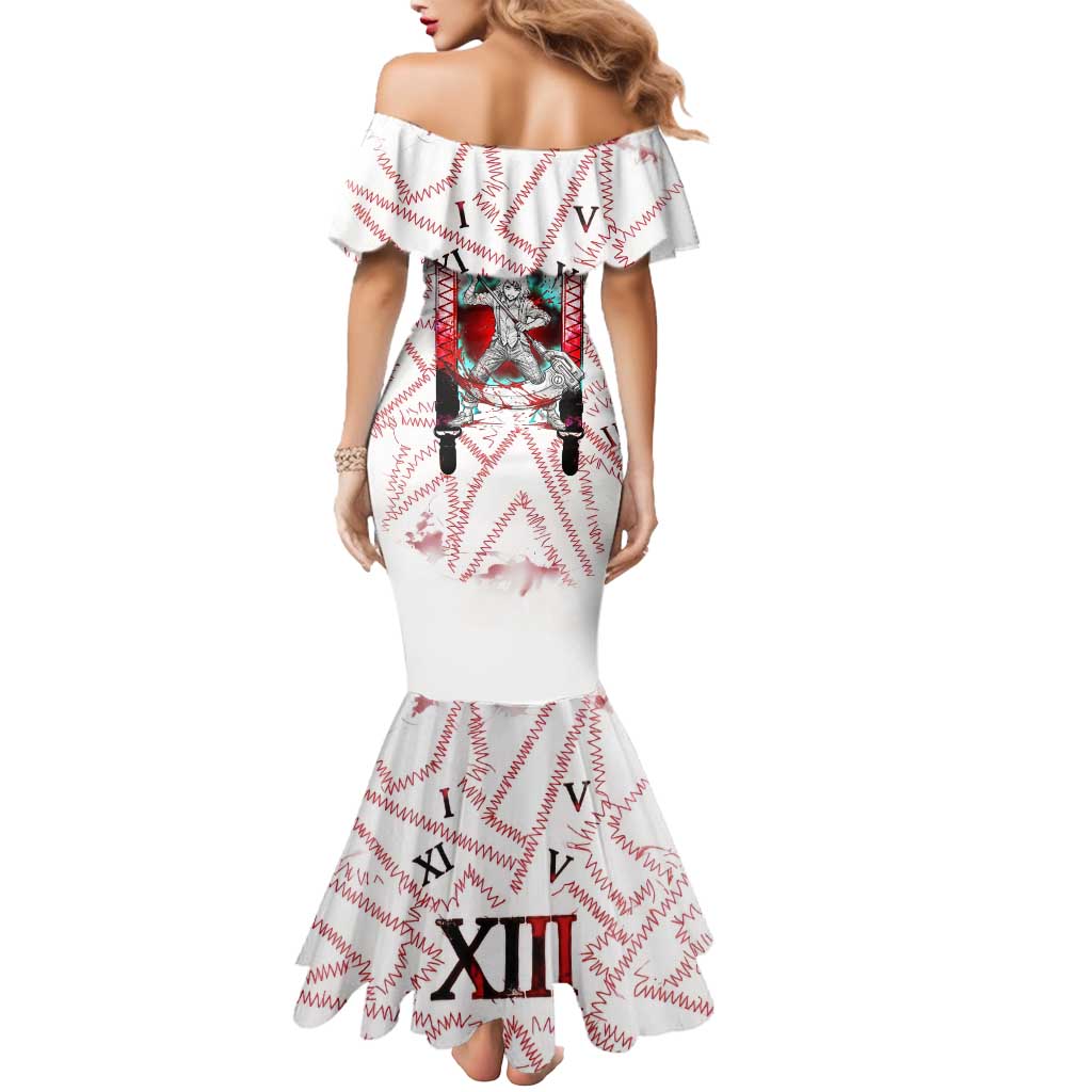 Juuzou Suzuya Tokyo Ghoul Mermaid Dress Grunge Anime Style with Roman Numeral Motif