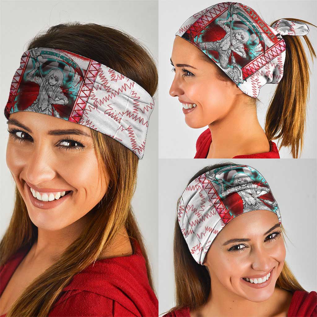 Juuzou Suzuya Tokyo Ghoul Neck Gaiter Grunge Anime Style with Roman Numeral Motif