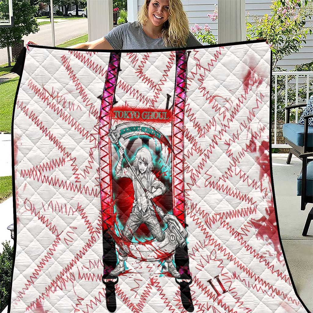 Juuzou Suzuya Tokyo Ghoul Quilt Grunge Anime Style with Roman Numeral Motif