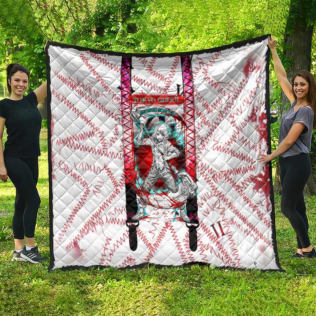 Juuzou Suzuya Tokyo Ghoul Quilt Grunge Anime Style with Roman Numeral Motif