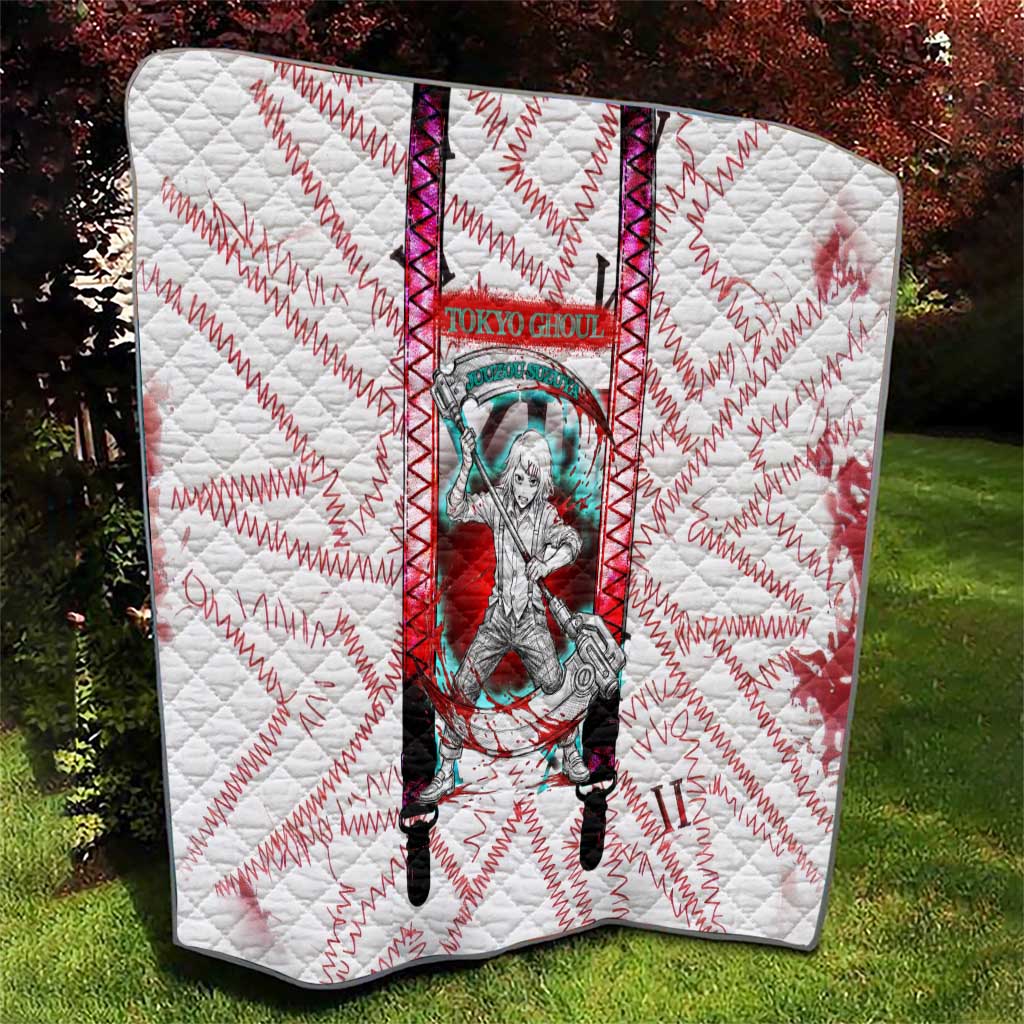 Juuzou Suzuya Tokyo Ghoul Quilt Grunge Anime Style with Roman Numeral Motif