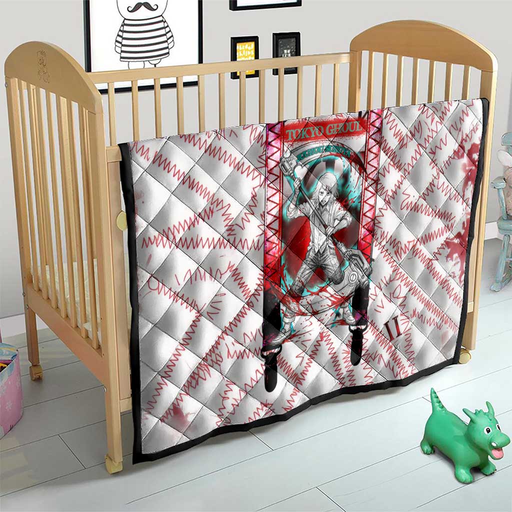 Juuzou Suzuya Tokyo Ghoul Quilt Grunge Anime Style with Roman Numeral Motif