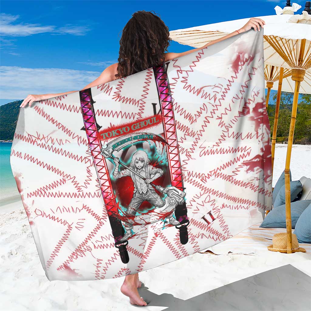 Juuzou Suzuya Tokyo Ghoul Sarong Grunge Anime Style with Roman Numeral Motif