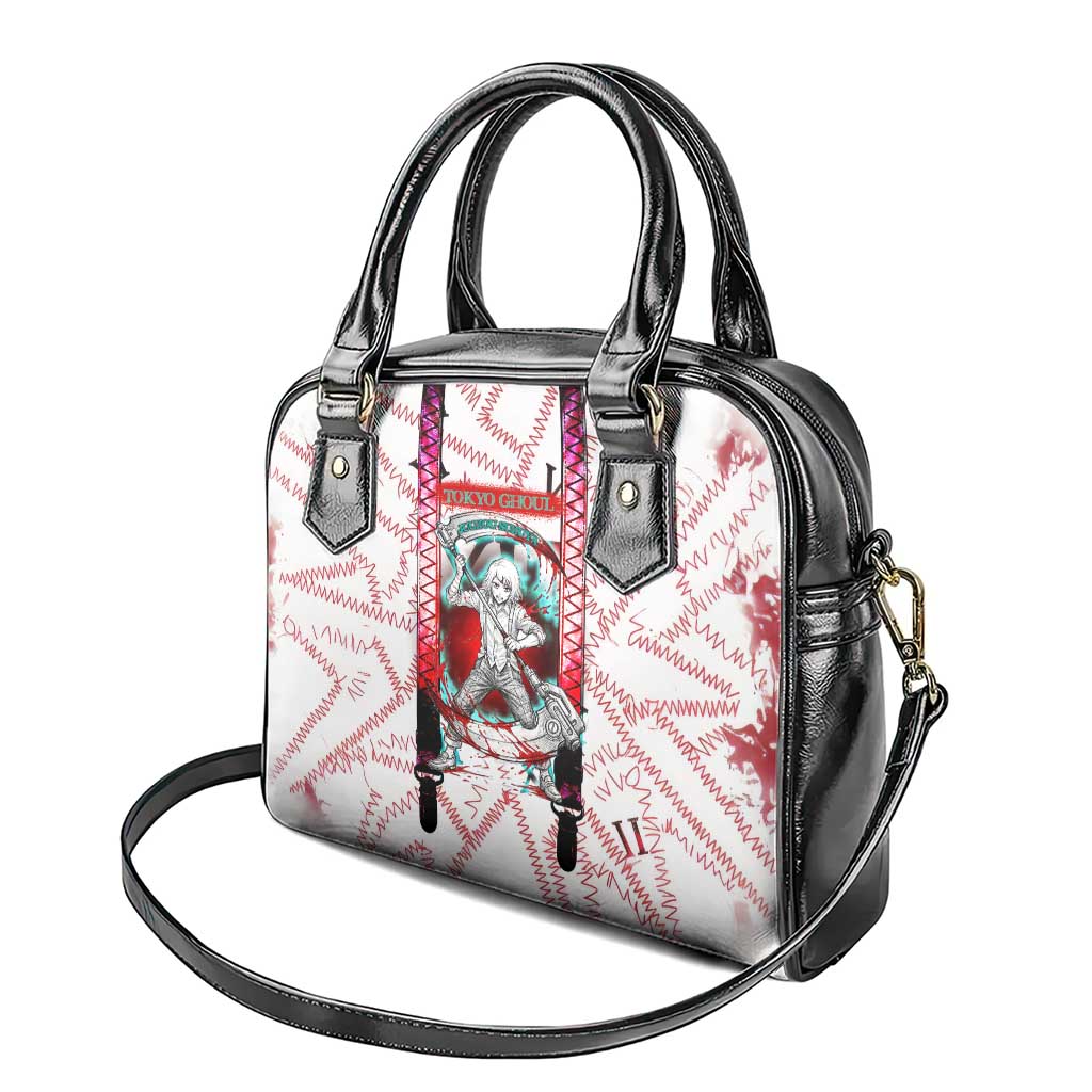 Juuzou Suzuya Tokyo Ghoul Shoulder Handbag Grunge Anime Style with Roman Numeral Motif