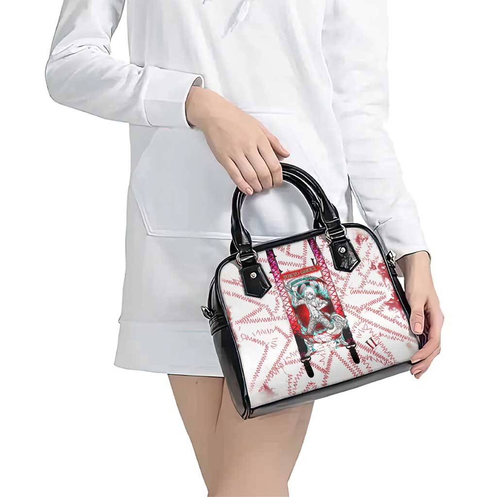 Juuzou Suzuya Tokyo Ghoul Shoulder Handbag Grunge Anime Style with Roman Numeral Motif