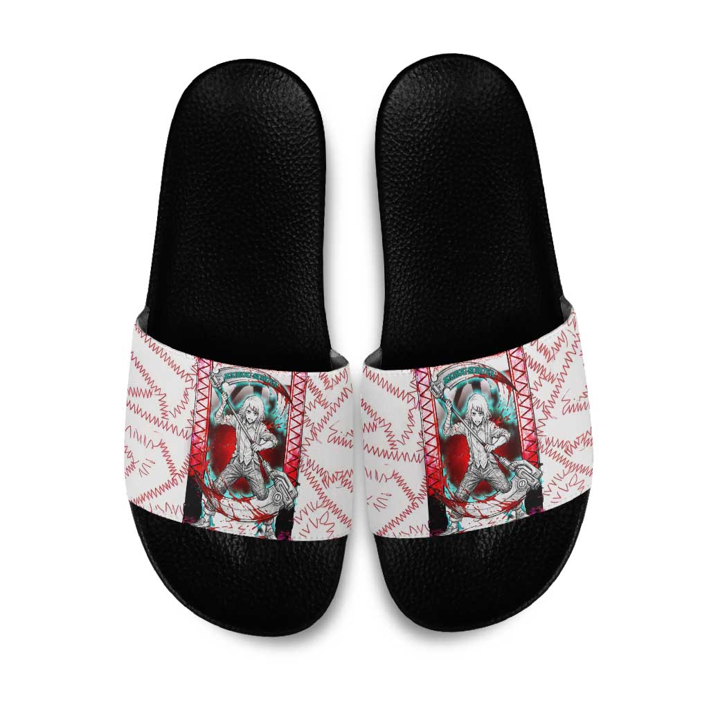 Juuzou Suzuya Tokyo Ghoul Slide Sandals Grunge Anime Style with Roman Numeral Motif