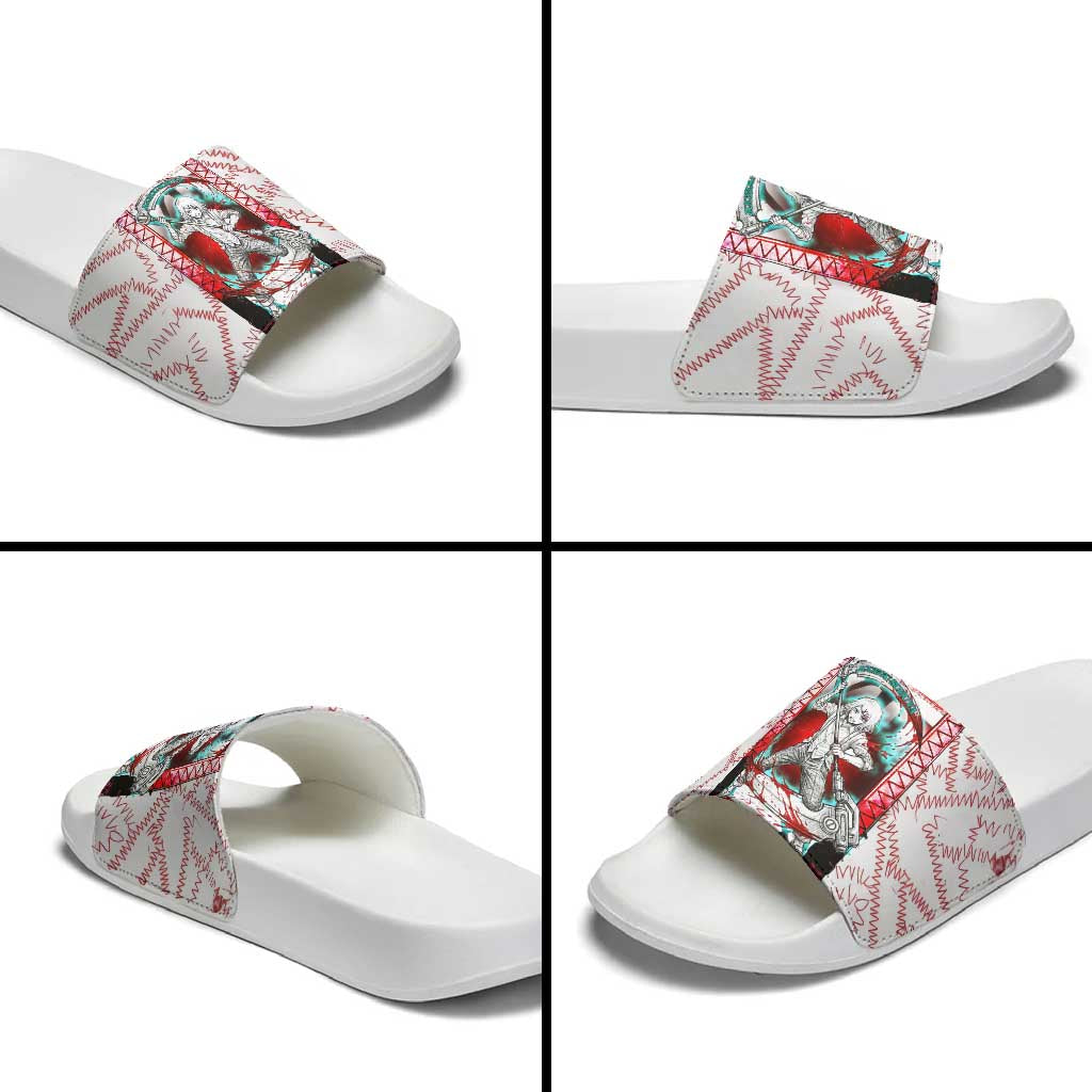 Juuzou Suzuya Tokyo Ghoul Slide Sandals Grunge Anime Style with Roman Numeral Motif