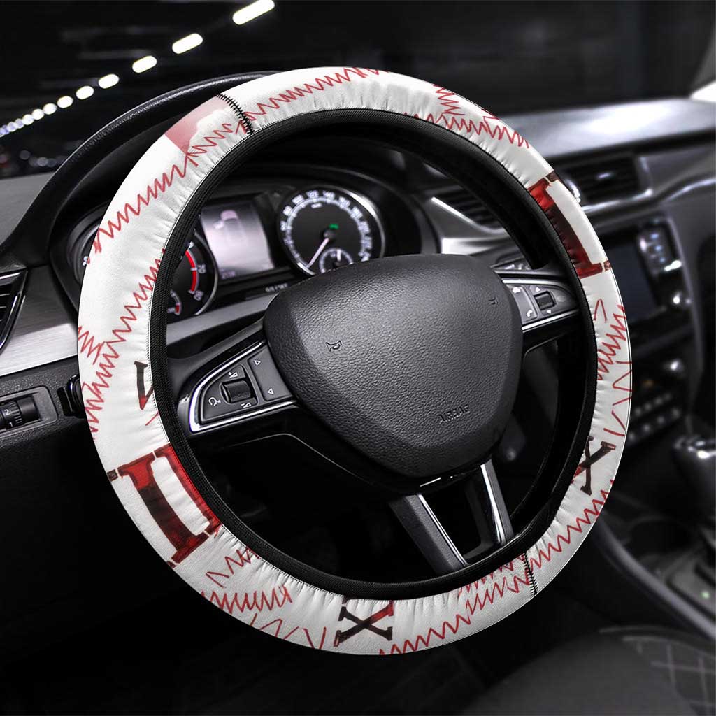 Juuzou Suzuya Tokyo Ghoul Steering Wheel Cover Grunge Anime Style with Roman Numeral Motif