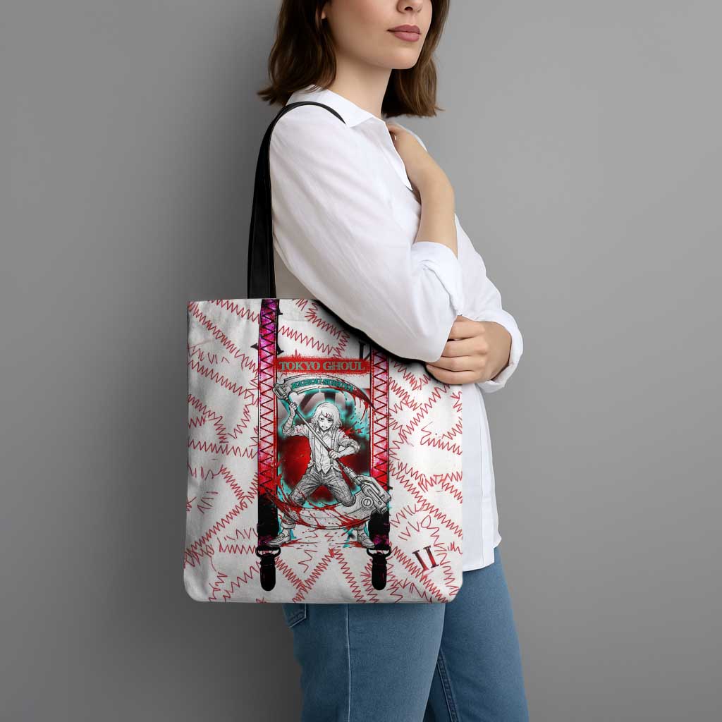 Juuzou Suzuya Tokyo Ghoul Tote Bag Grunge Anime Style with Roman Numeral Motif