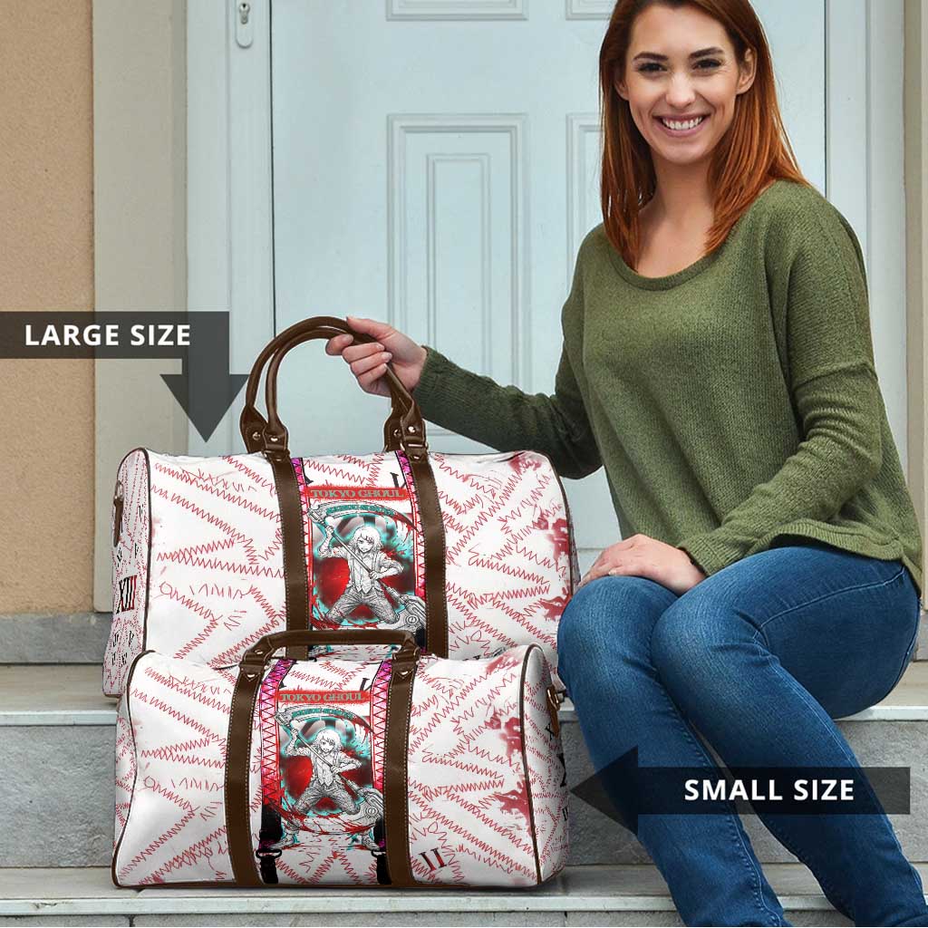 Juuzou Suzuya Tokyo Ghoul Travel Bag Grunge Anime Style with Roman Numeral Motif