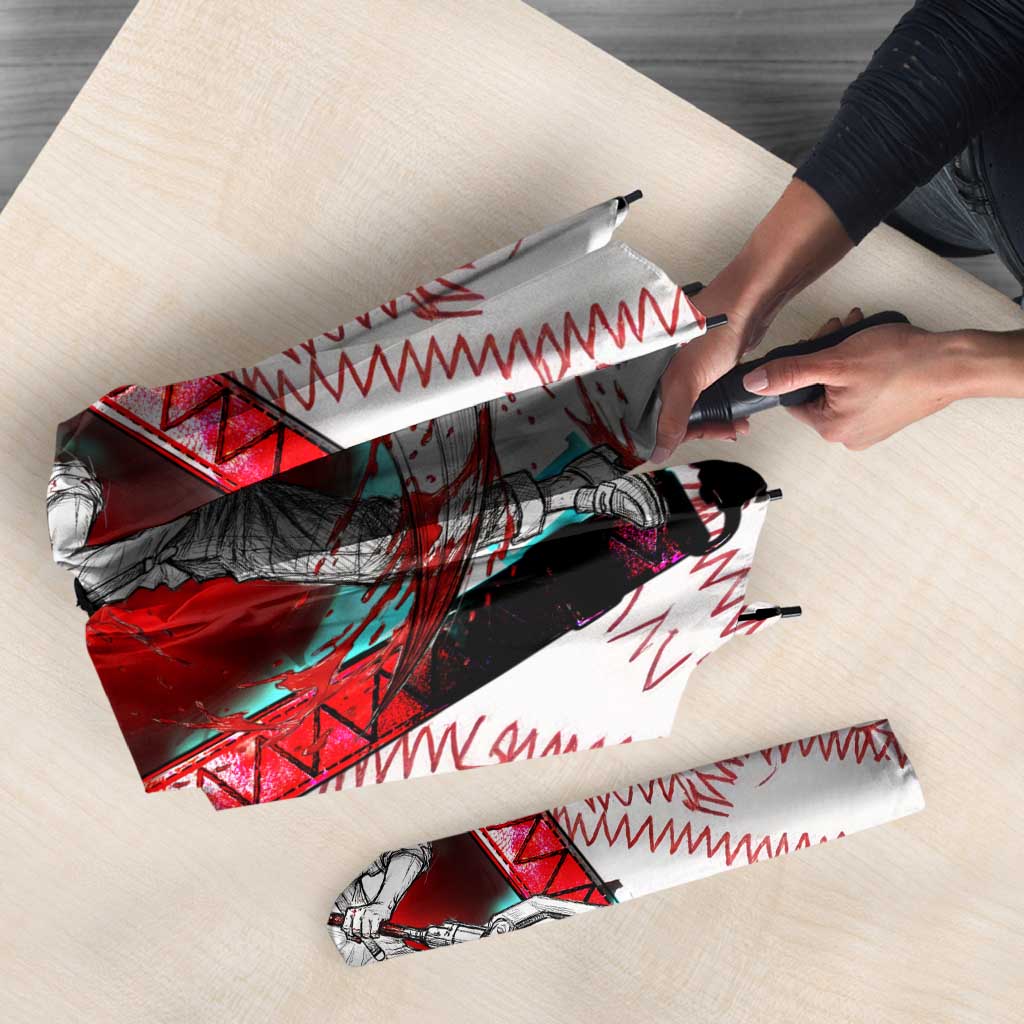 Juuzou Suzuya Tokyo Ghoul Umbrella Grunge Anime Style with Roman Numeral Motif