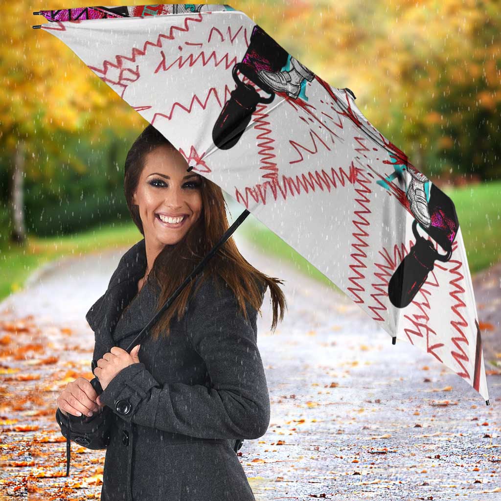 Juuzou Suzuya Tokyo Ghoul Umbrella Grunge Anime Style with Roman Numeral Motif