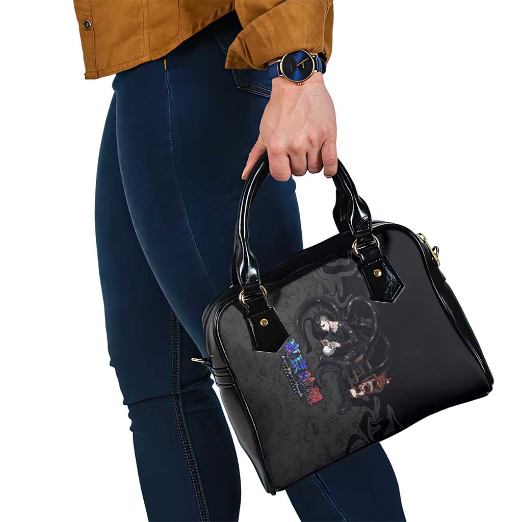 Uta Tokyo Ghoul Shoulder Handbag Dark Urban Tattoo Style with Oni Mask Elements