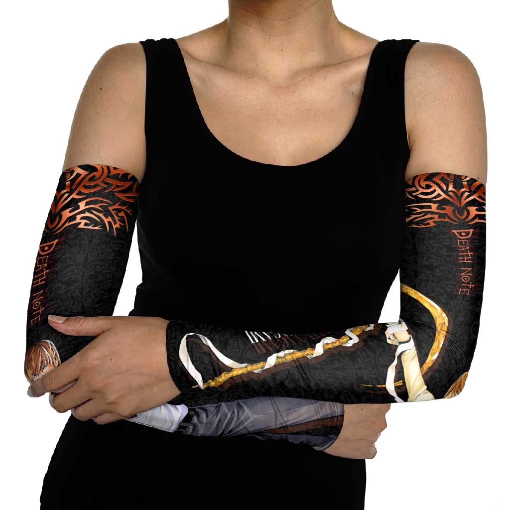 Light Yagami Death Note Arm Sleeves Tribal Anime Fusion Style
