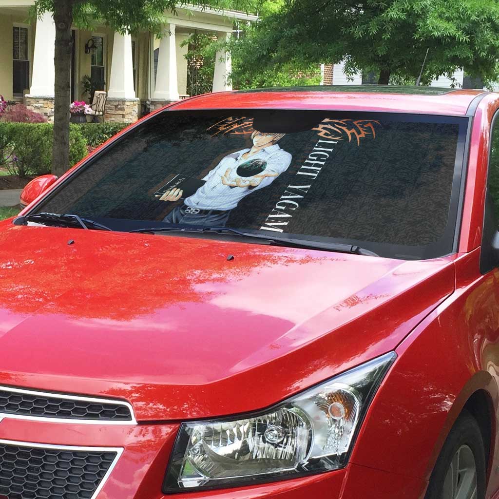 Light Yagami Death Note Auto Sun Shade Tribal Anime Fusion Style