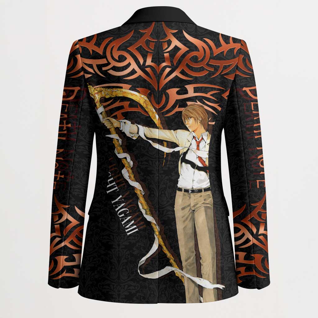 Light Yagami Death Note Blazer Tribal Anime Fusion Style