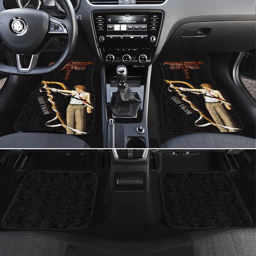 Light Yagami Death Note Car Mats Tribal Anime Fusion Style