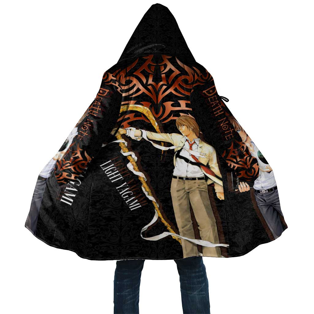 Light Yagami Death Note Cloak Tribal Anime Fusion Style