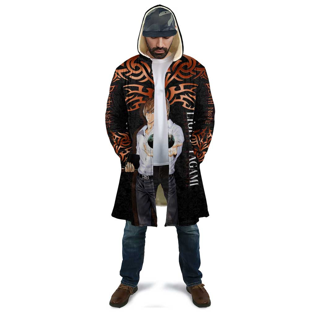 Light Yagami Death Note Cloak Tribal Anime Fusion Style