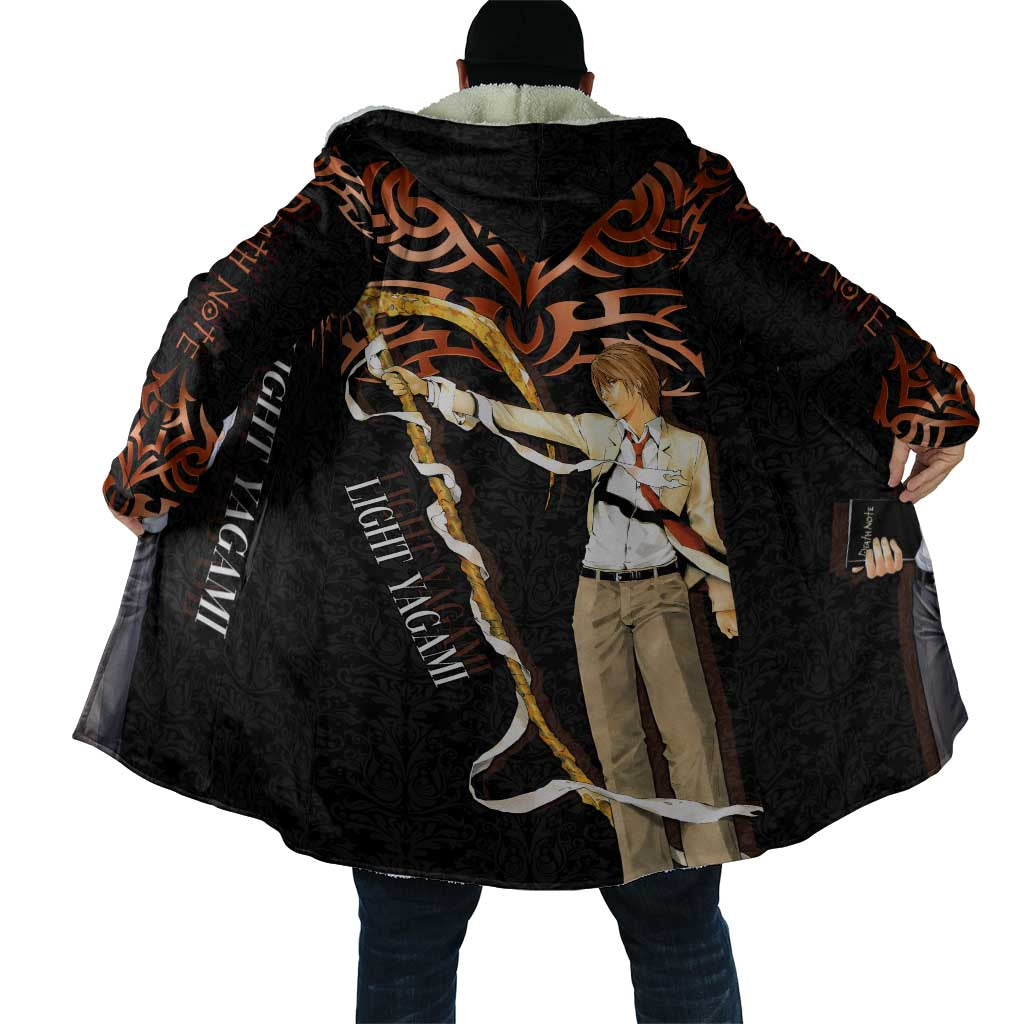 Light Yagami Death Note Cloak Tribal Anime Fusion Style