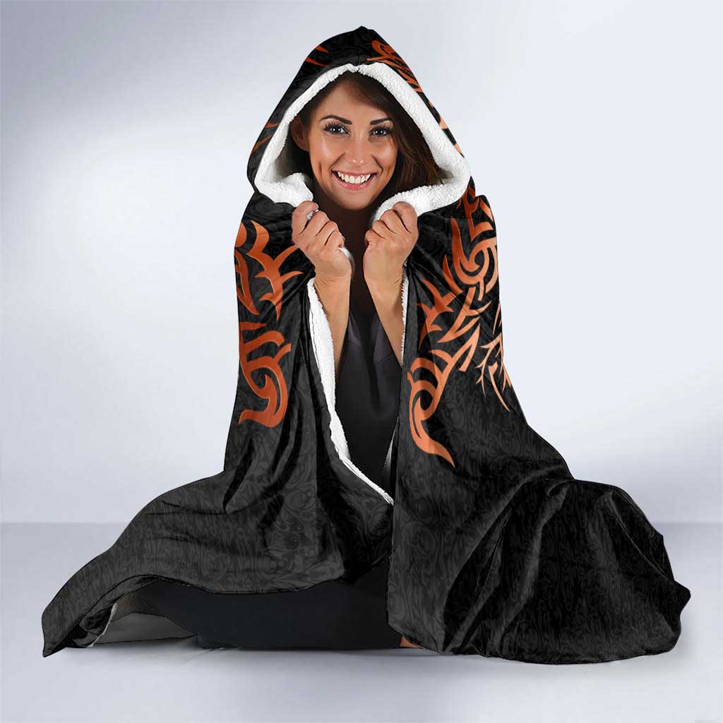 Light Yagami Death Note Hooded Blanket Tribal Anime Fusion Style