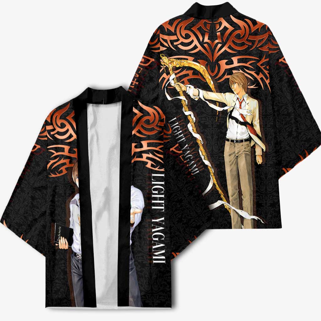 Light Yagami Death Note Kimono Tribal Anime Fusion Style
