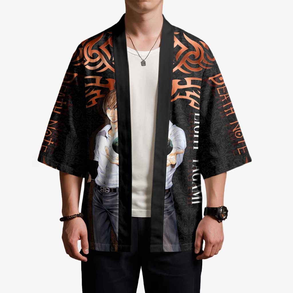 Light Yagami Death Note Kimono Tribal Anime Fusion Style