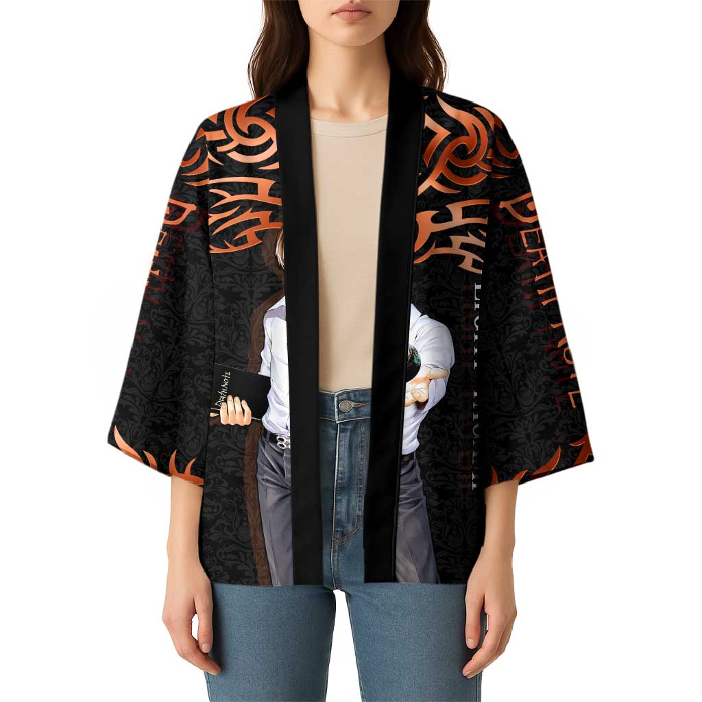 Light Yagami Death Note Kimono Tribal Anime Fusion Style