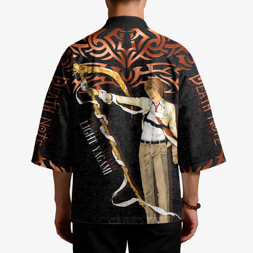 Light Yagami Death Note Kimono Tribal Anime Fusion Style
