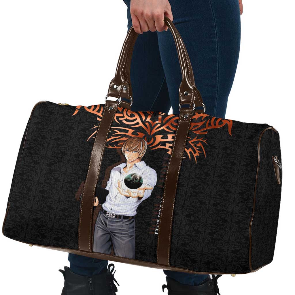 Light Yagami Death Note Travel Bag Tribal Anime Fusion Style