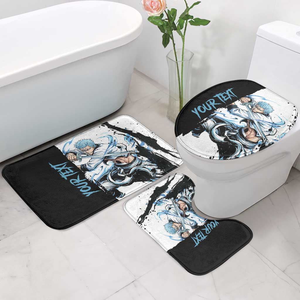 Personalized Grimmjow Jaegerjaquez Bathroom Set Ink Splash Anime Brush Style
