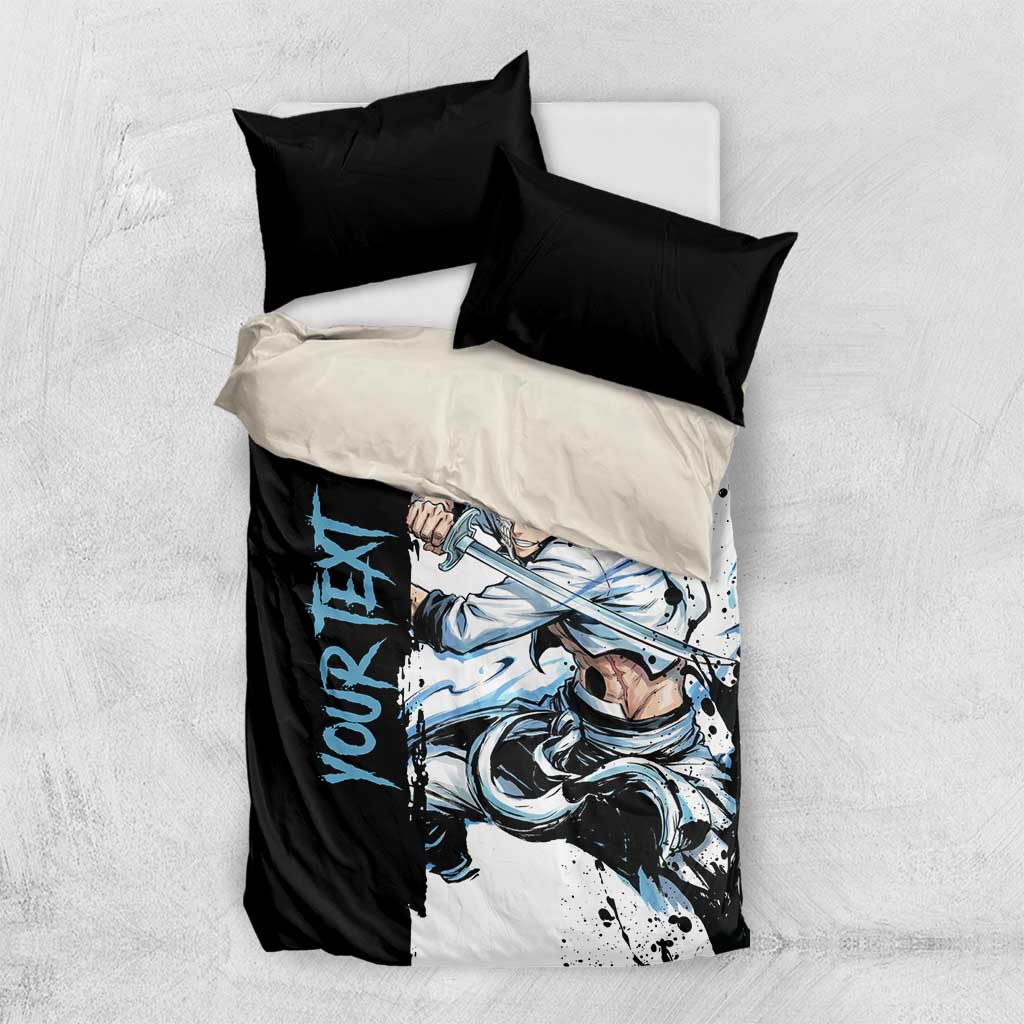 Personalized Grimmjow Jaegerjaquez Bedding Set Ink Splash Anime Brush Style