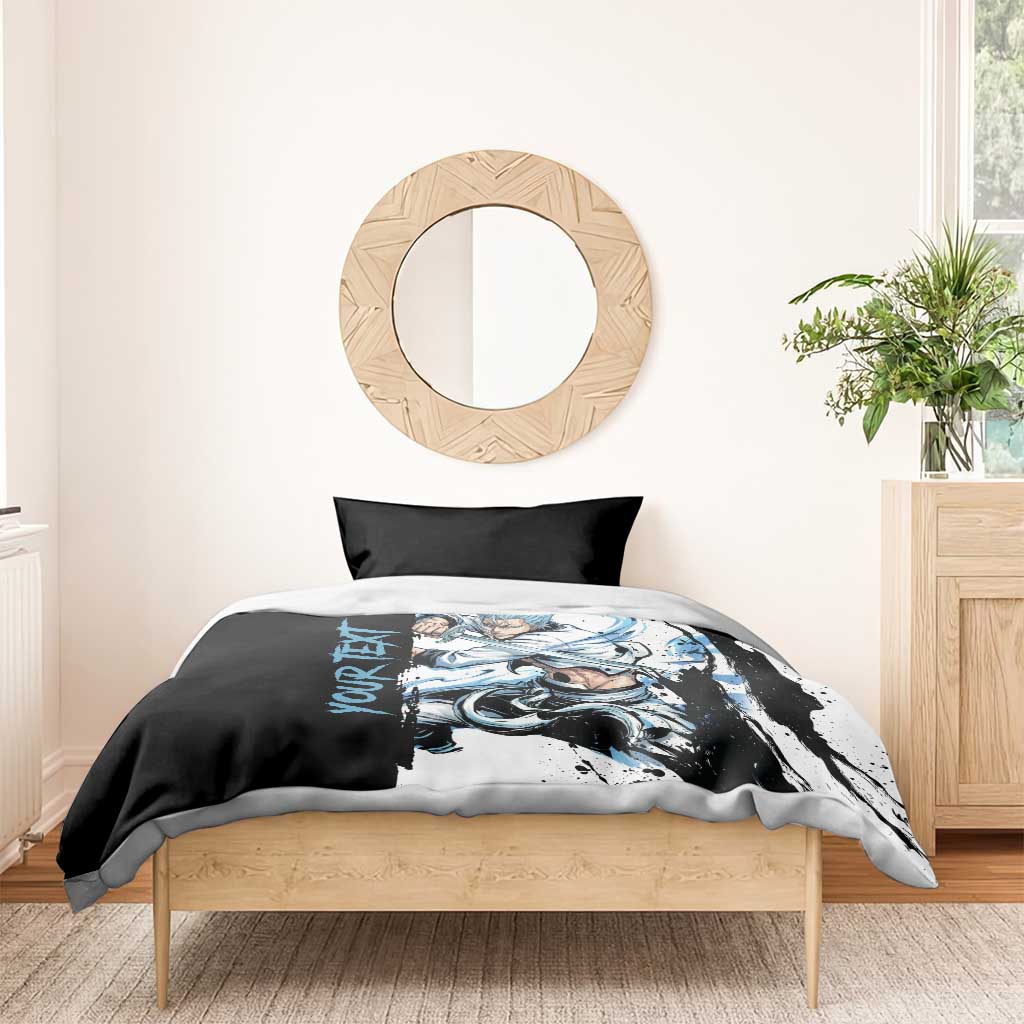 Personalized Grimmjow Jaegerjaquez Bedding Set Ink Splash Anime Brush Style