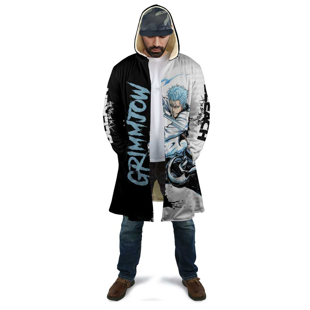 Personalized Grimmjow Jaegerjaquez Cloak Ink Splash Anime Brush Style