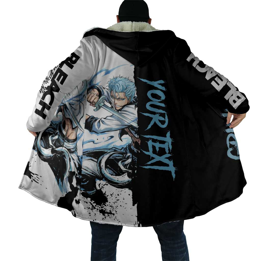 Personalized Grimmjow Jaegerjaquez Cloak Ink Splash Anime Brush Style