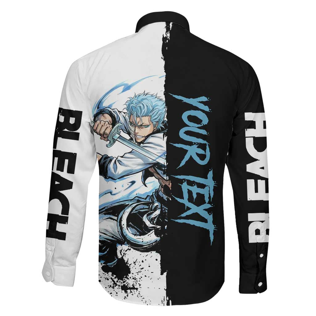 Personalized Grimmjow Jaegerjaquez Family Matching Puletasi and Hawaiian Shirt Ink Splash Anime Brush Style