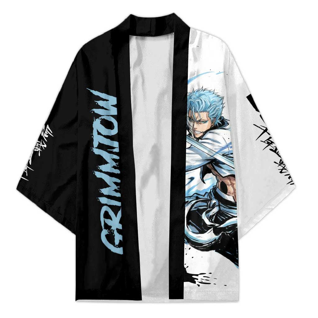 Personalized Grimmjow Jaegerjaquez Kimono Ink Splash Anime Brush Style